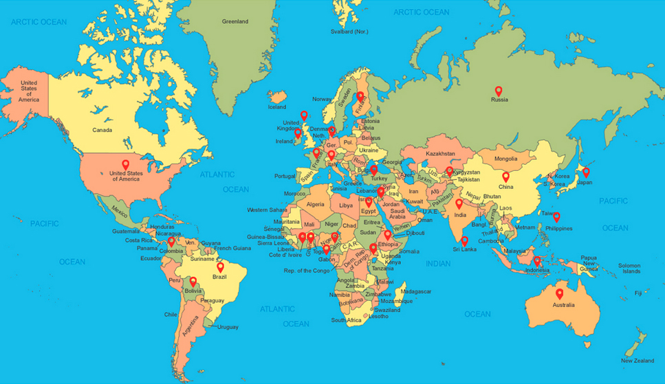 Map Of Ze World United States Map